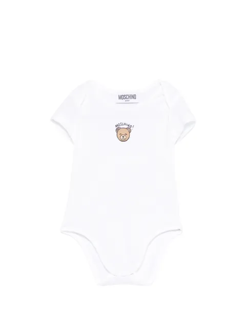 Moschino Kids short-sleeve teddy babygrow