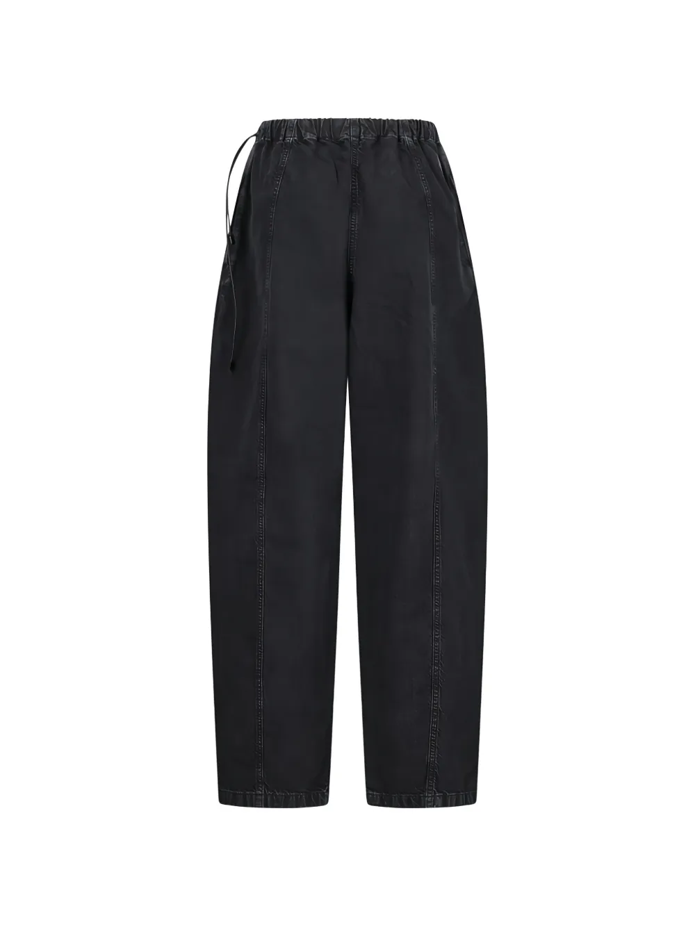 Haikure Angel twill broek met trekkoord Zwart