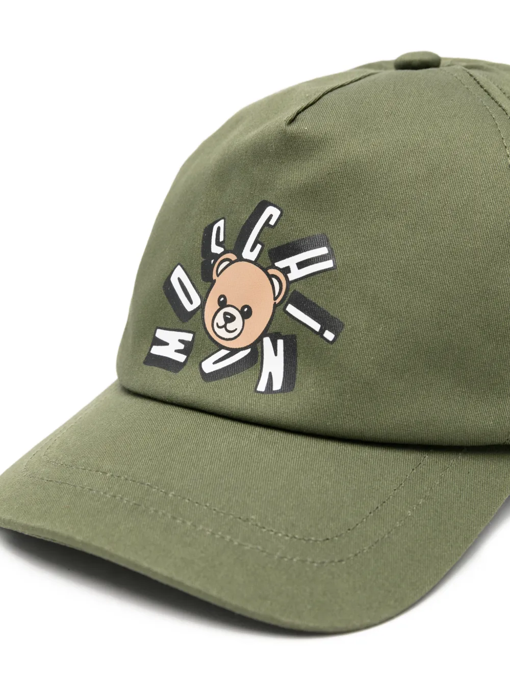  Moschino Kids Teddy Bear Baseball Cap - Green 
