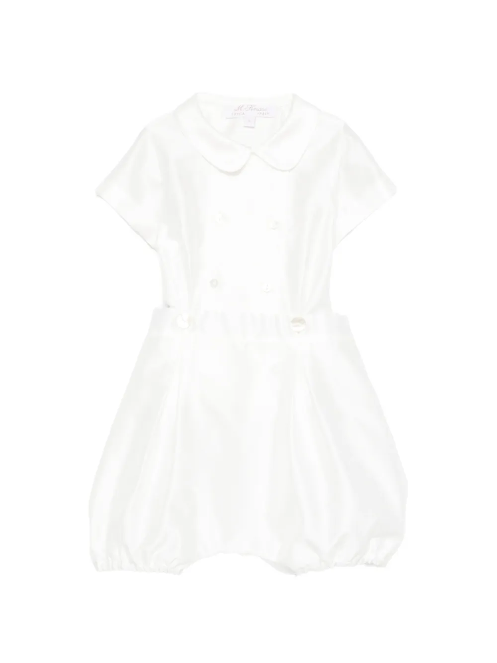 Mariella Ferrari short-sleeves rompers - Bianco