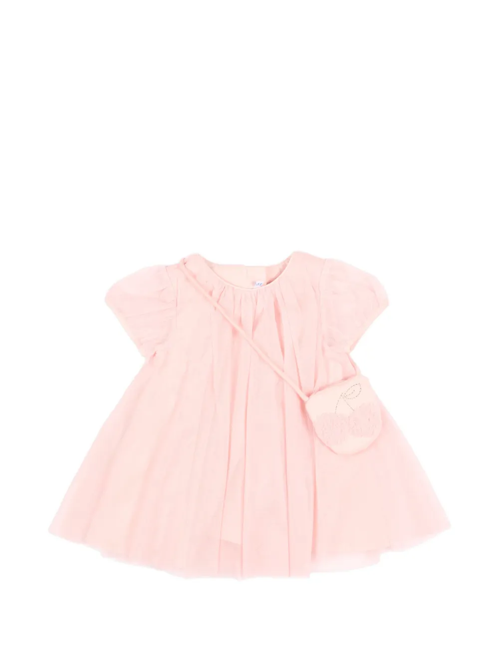 Mayoral Verfraaide handtas en jurk Roze