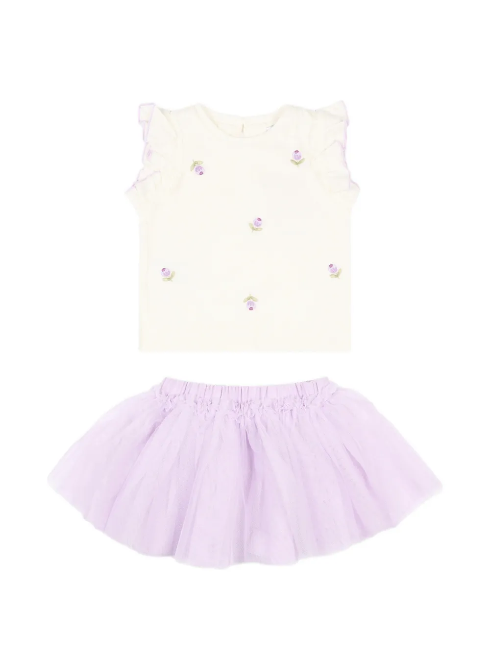 Mayoral floral-print skirt set - Viola