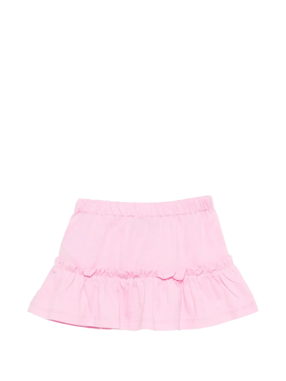 Moschino Kids Rokmet ruches en kersenprint Roze