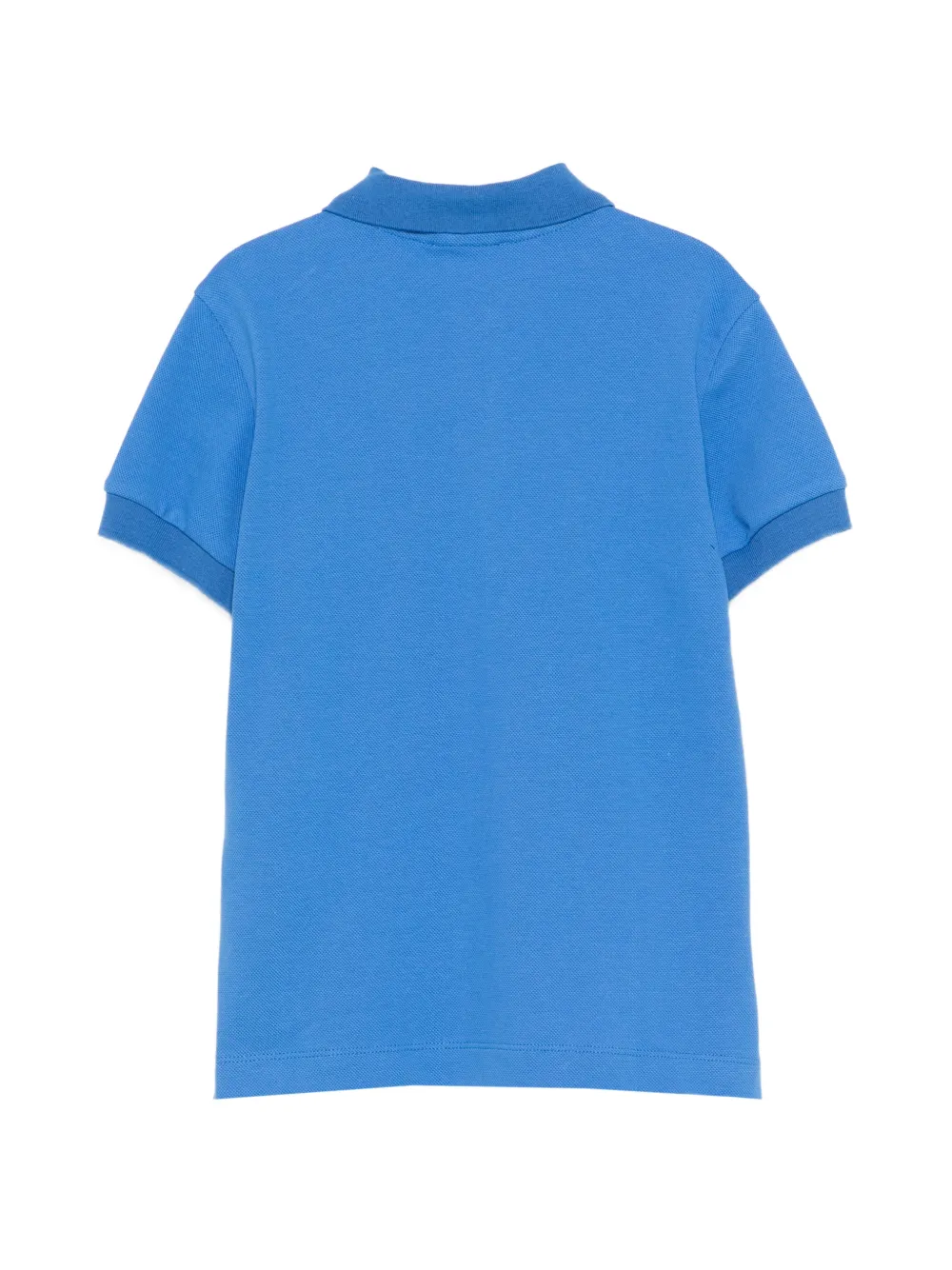 Moschino Kids Poloshirt met logoprint Blauw
