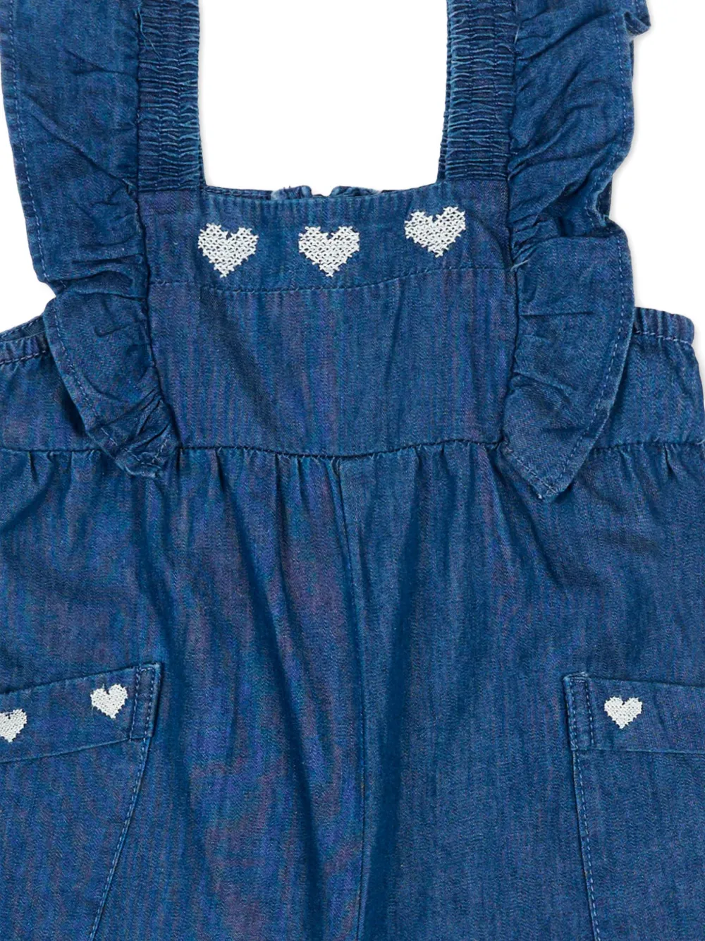 Ruffled Heart-Detail Shorties