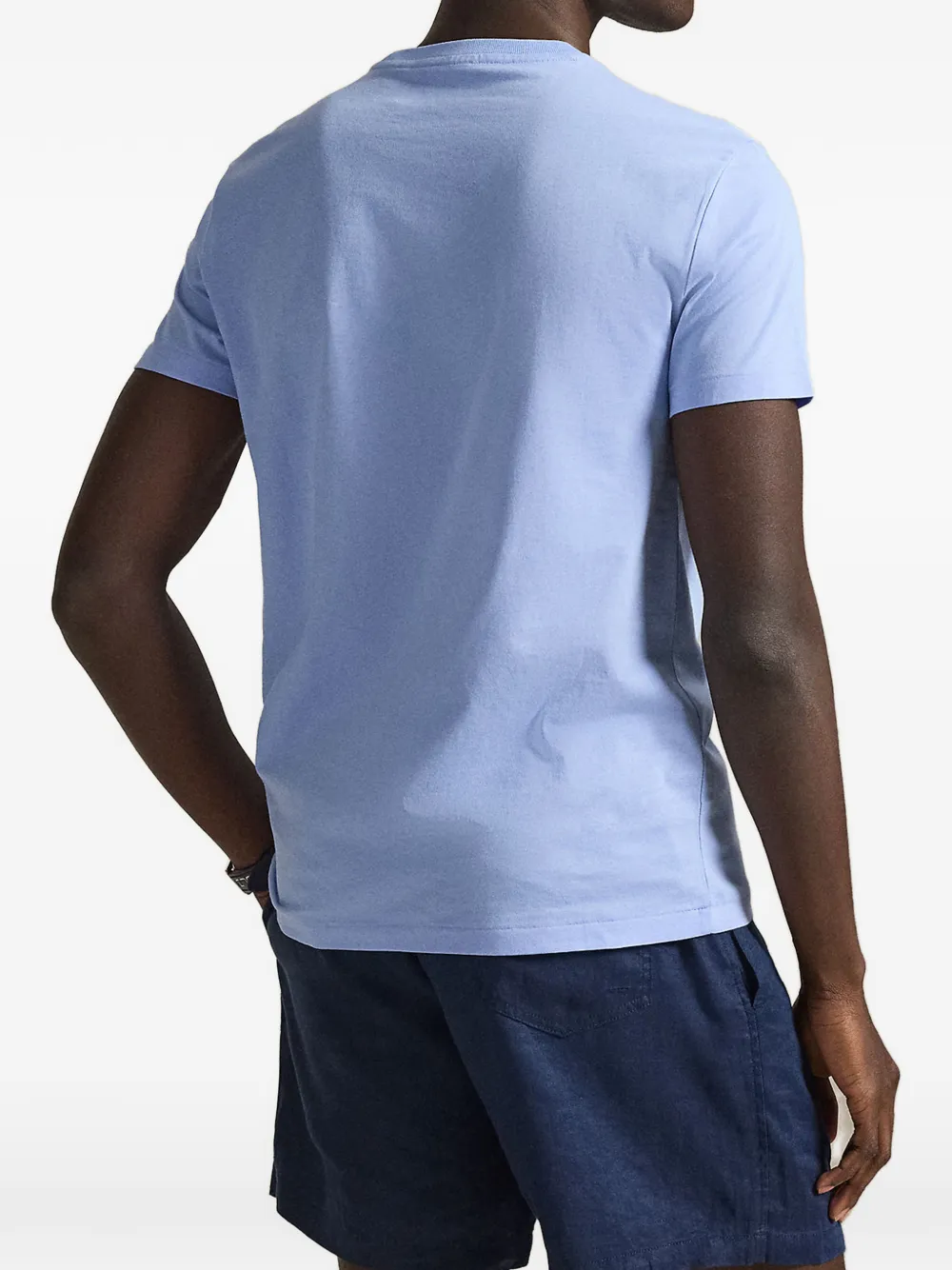 Polo Ralph Lauren T-shirt met geborduurd logo Blauw