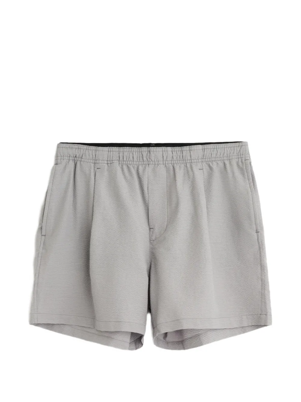 OUR LEGACY Seersucker pleated shorts - Grigio
