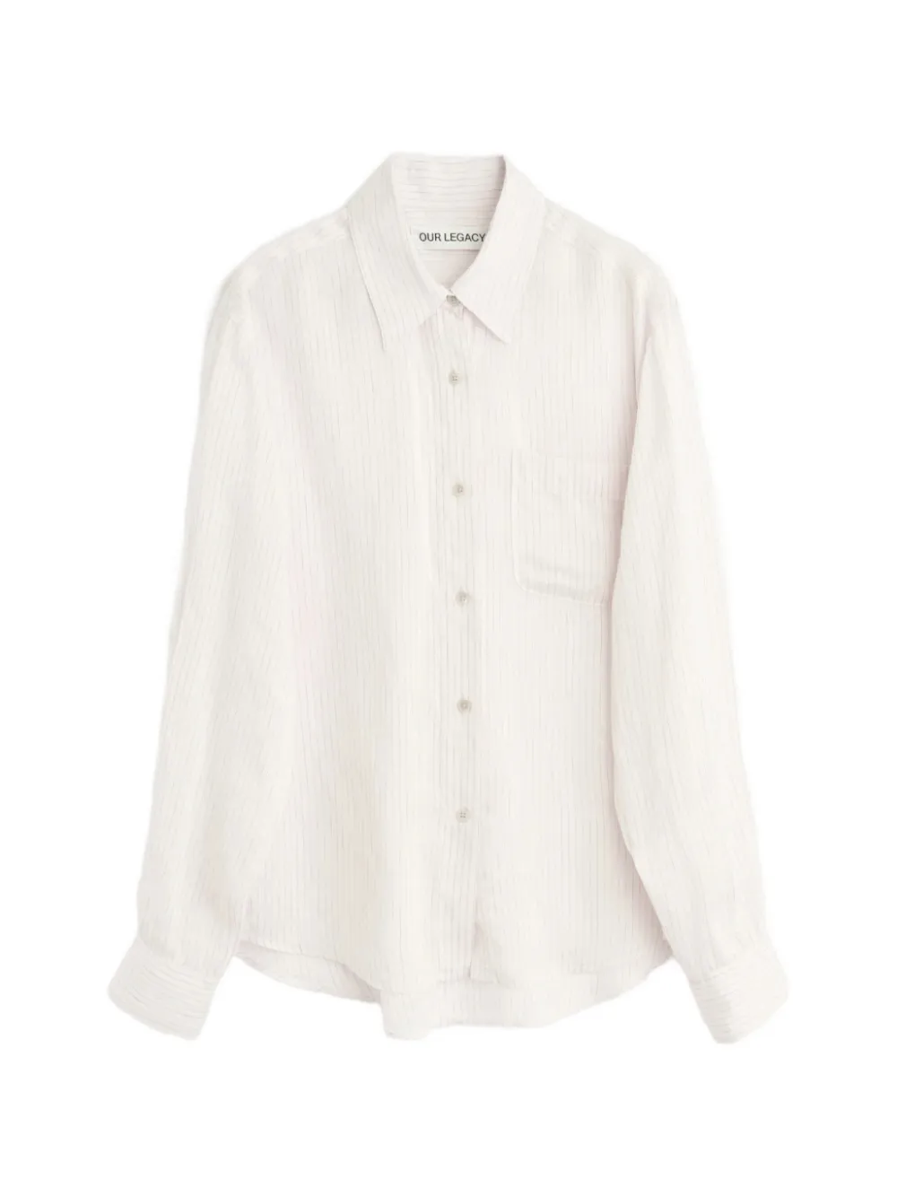 Our Legacy Striped Shirt In Neutral