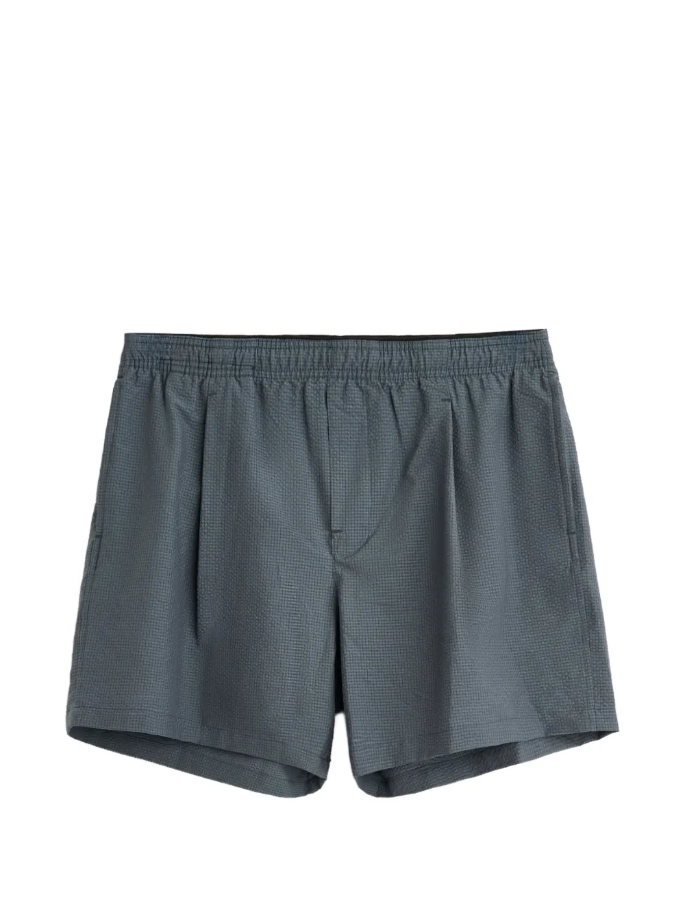 OUR LEGACY Seersucker pleated shorts - Grau