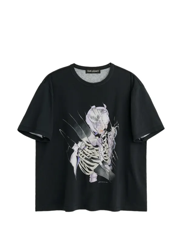 OUR LEGACY New Box グラフィック Tシャツ | ブラック | FARFETCH JP