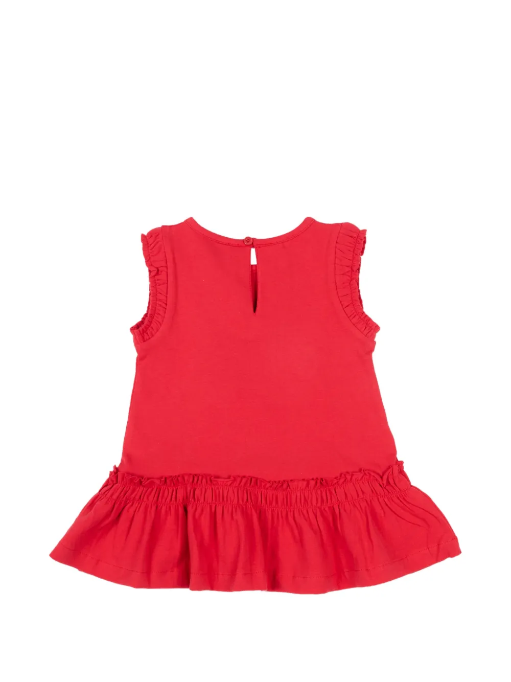 Mayoral Mini-jurk met ruches en zeester Rood