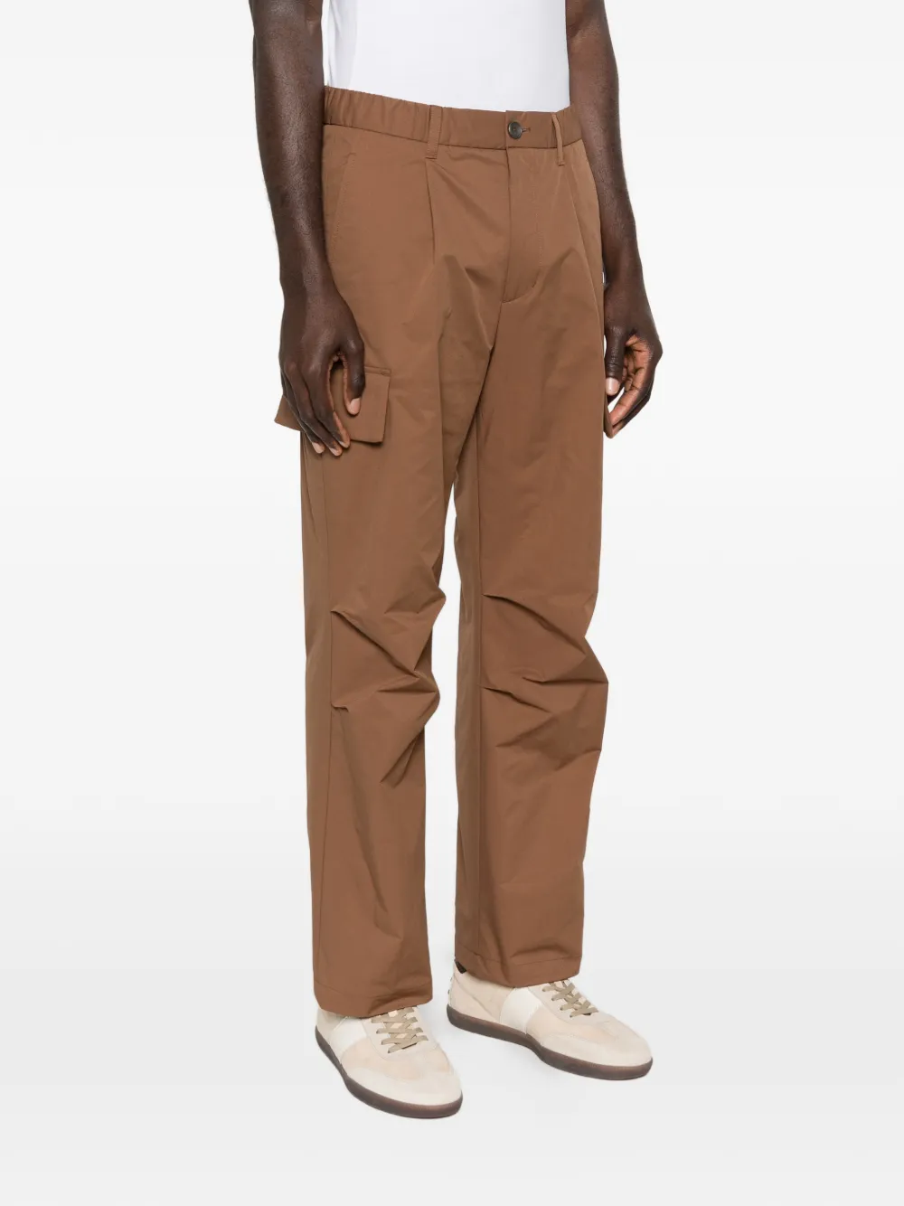 Herno Trainingsbroek met elastische taille Bruin