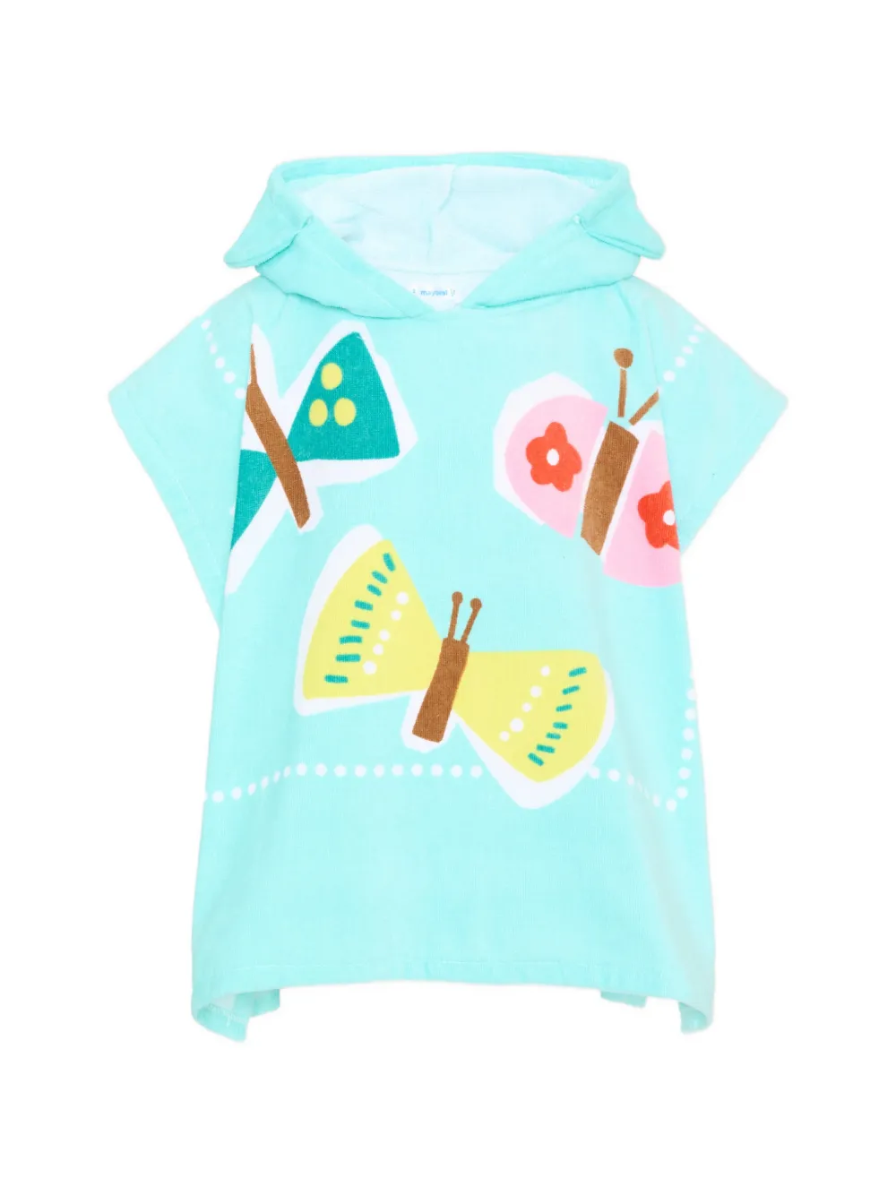 Mayoral butterfly hooded dressing gown - Blu