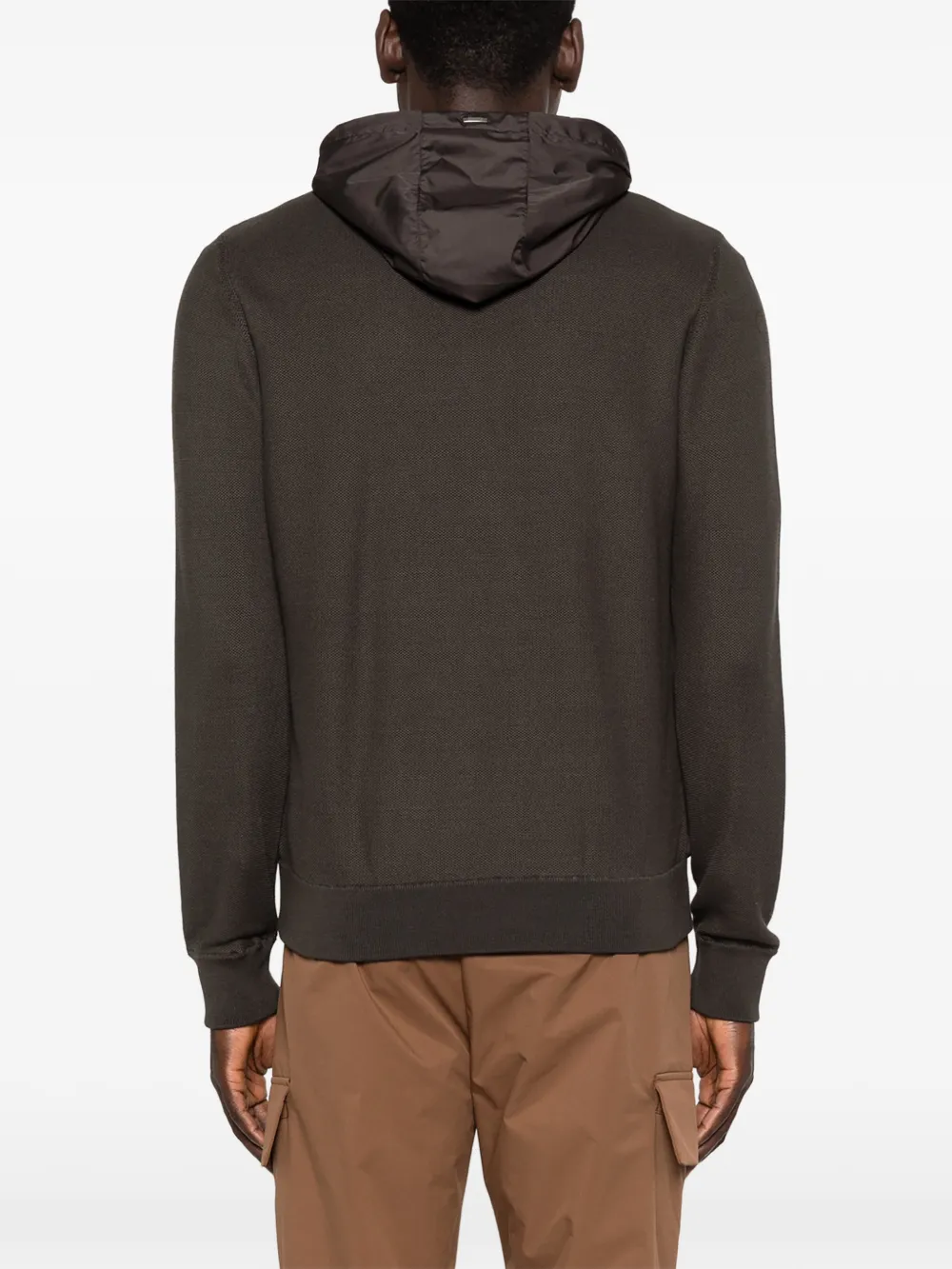 Herno Jack met capuchon en rits Bruin