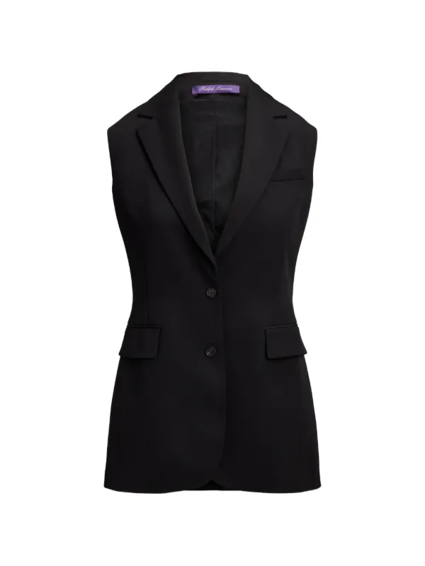 Ralph Lauren Collection Randy Single-breasted Gilet in Black