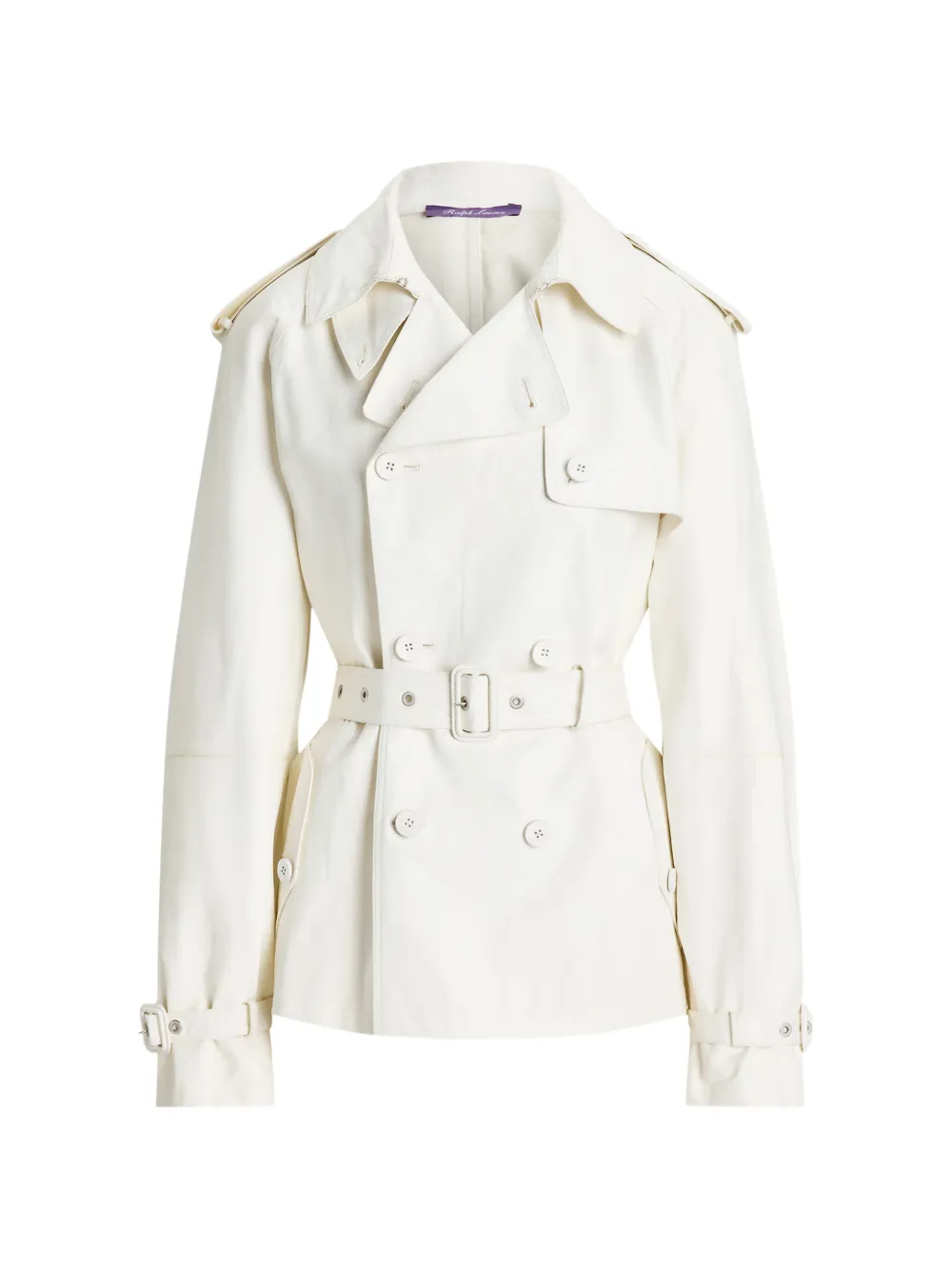 Ralph Lauren Collection double-breasted belted coat - White