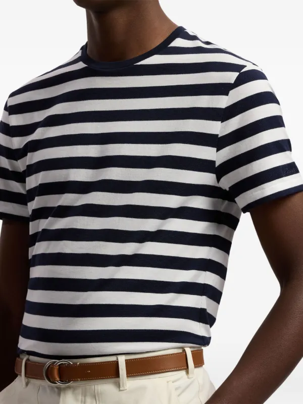Ralph Lauren Purple Label horizontal-striped t-shirt | Blue