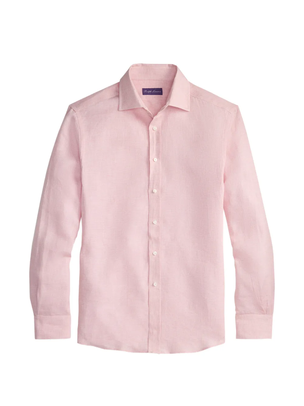Ralph Lauren Purple Label checked long-sleeve shirt - Rosa