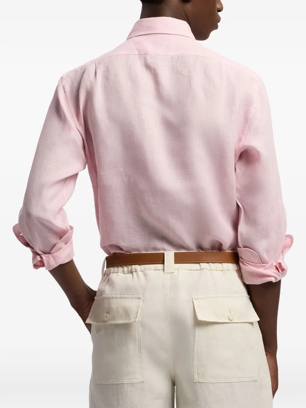 Ralph Lauren Purple Label Overhemd met lange mouwen Roze