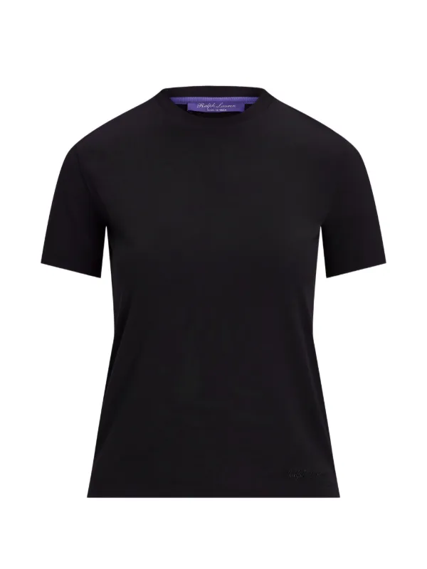 Ralph Lauren Collection Hallie Short-sleeve T-shirt in Black