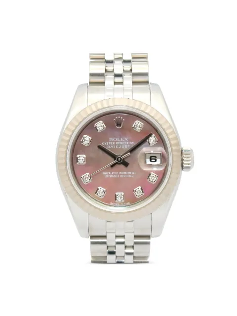 Rolex 2010s Jubilee Datejust 10P diamond 2.6mm watch