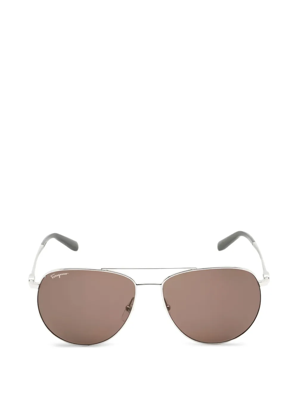Ferragamo pilot-frame sunglasses - Argento