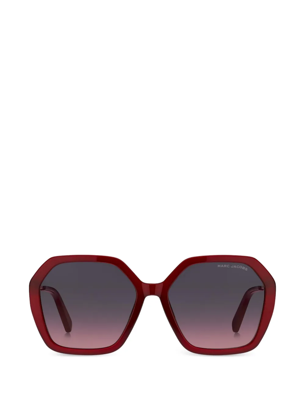 Marc Jacobs geometric-frame sunglasses - Rosso