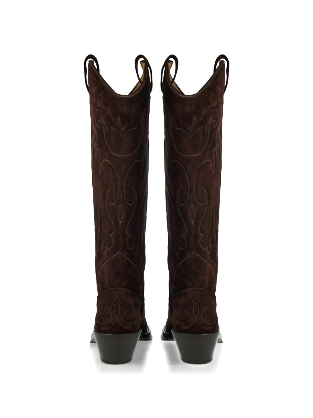 Gabriela Hearst Capitana embroidered boots Bruin