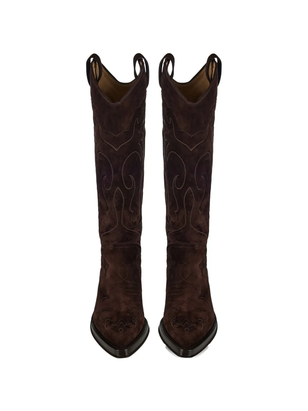 Gabriela Hearst Capitana embroidered boots Bruin