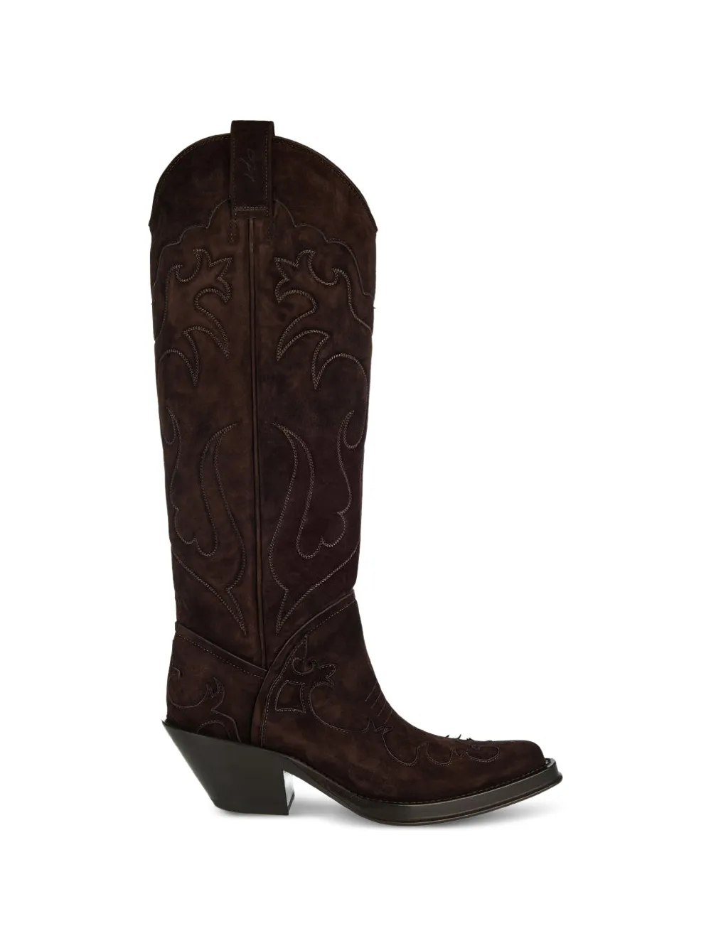 Gabriela Hearst Capitana embroidered boots Bruin