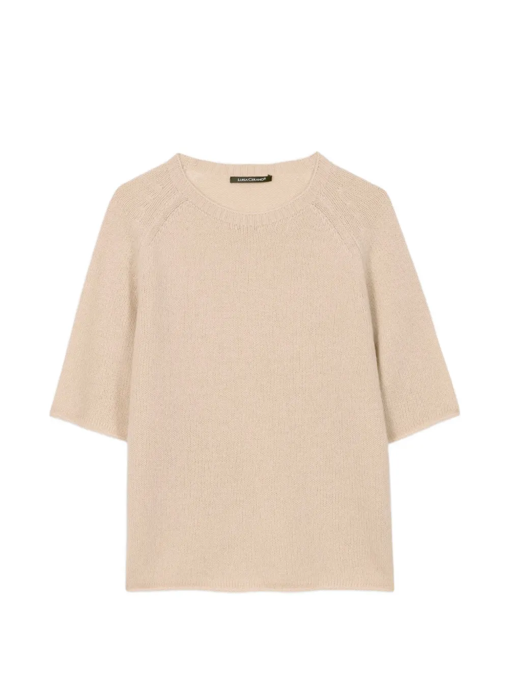 Luisa Cerano Crew-neck Sweater In Neutral