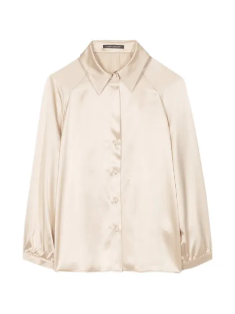 Luisa Cerano long-sleeve silk shirt