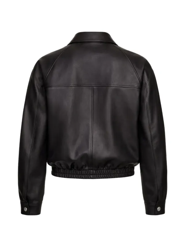 TONYWACK Zipped Leather Jacket | Black | FARFETCH