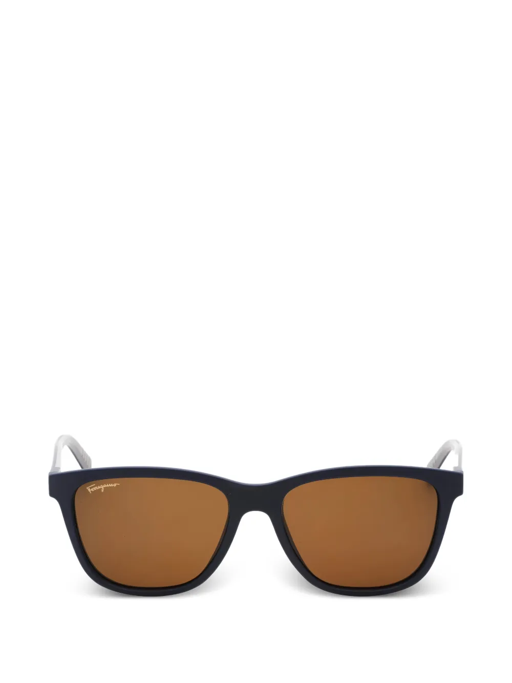 Ferragamo logo-detail sunglasses - Blu