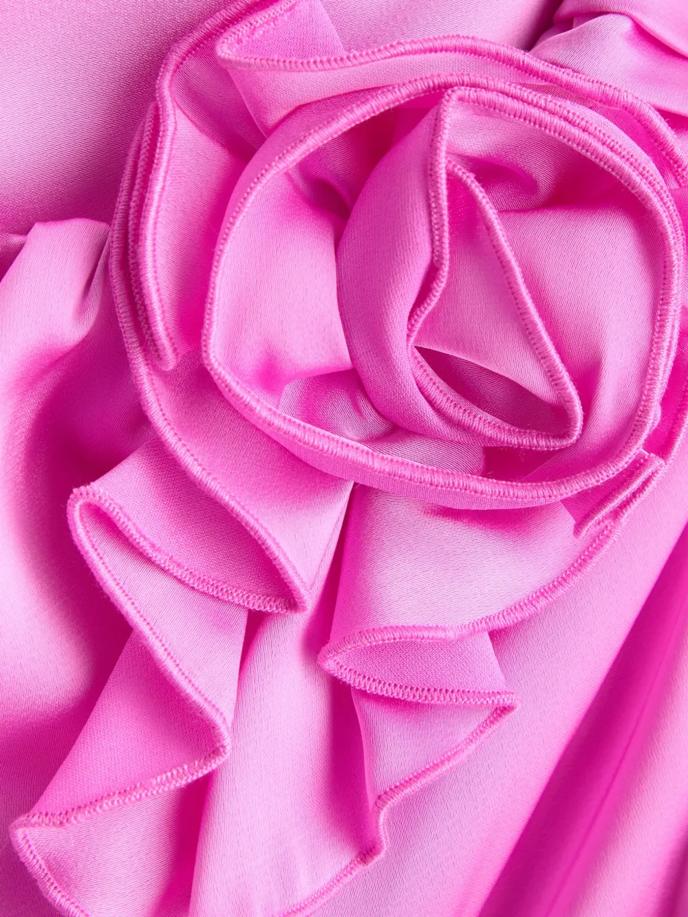  Misha Sterling Ruffled Halterneck Mini Dress - Pink 