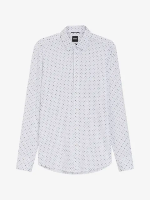 BOSS P-HANK-S-K-261 patterned shirt