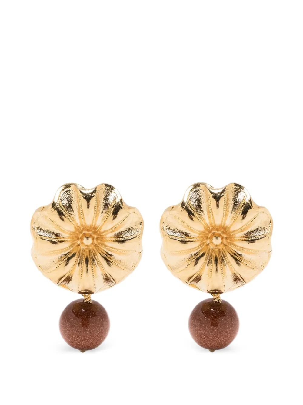 DESTREE Daisy drop earrings - Oro
