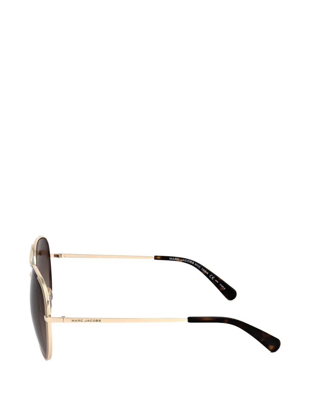 Marc Jacobs Eyewear Zonnebril met dikke rand Goud