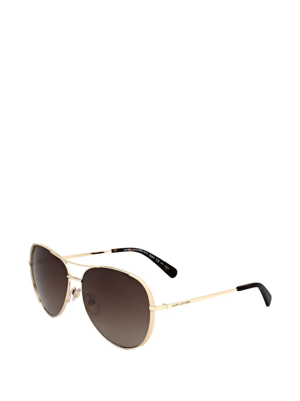 Marc Jacobs Eyewear Zonnebril met dikke rand Goud