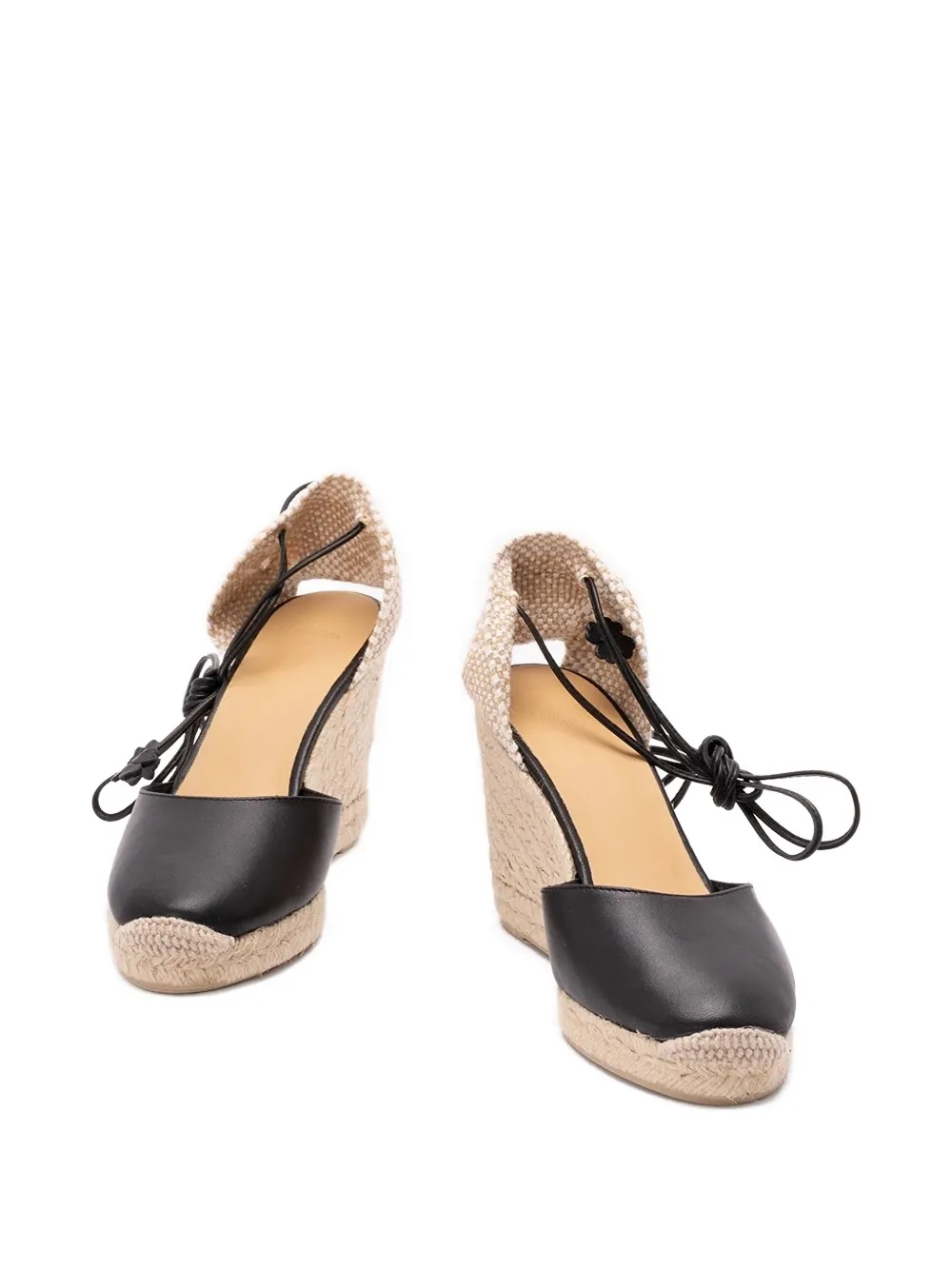 Castañer Carina espadrilles met hak Zwart