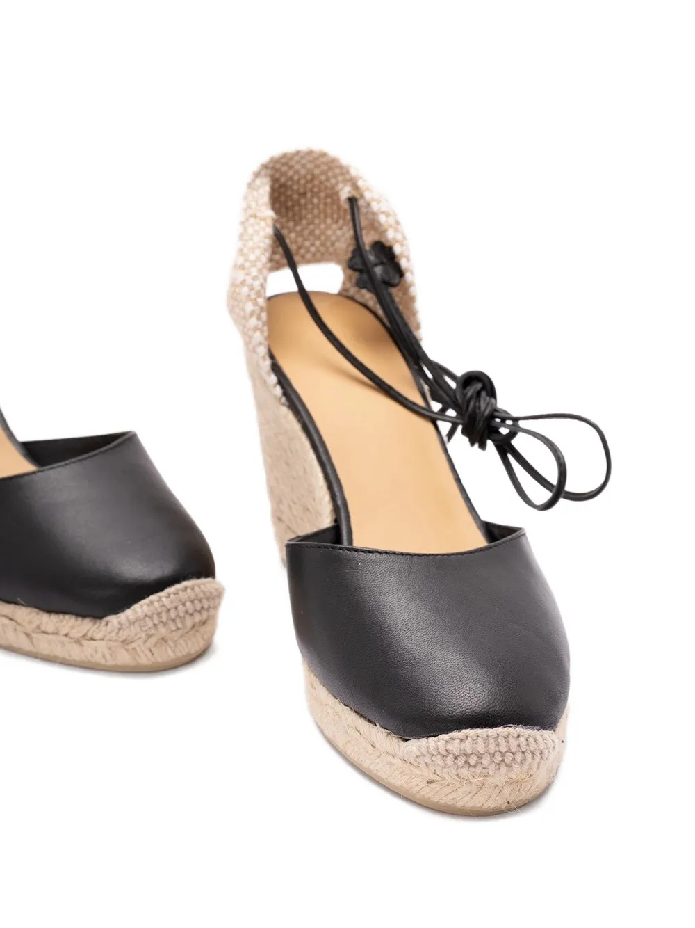 Castañer Carina espadrilles met hak Zwart