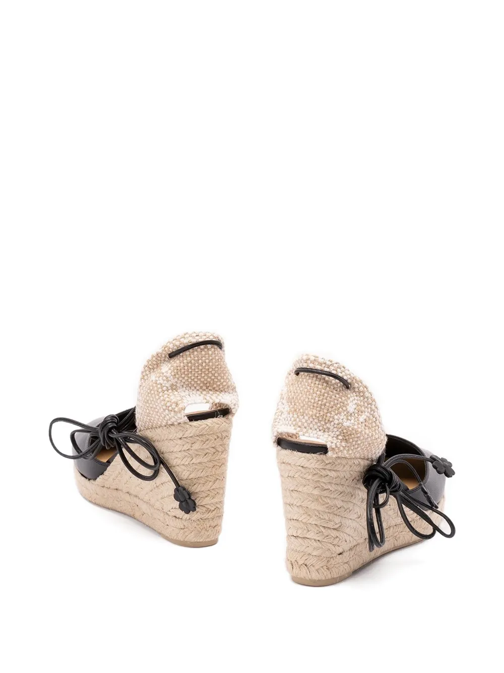 Castañer Carina espadrilles met hak Zwart