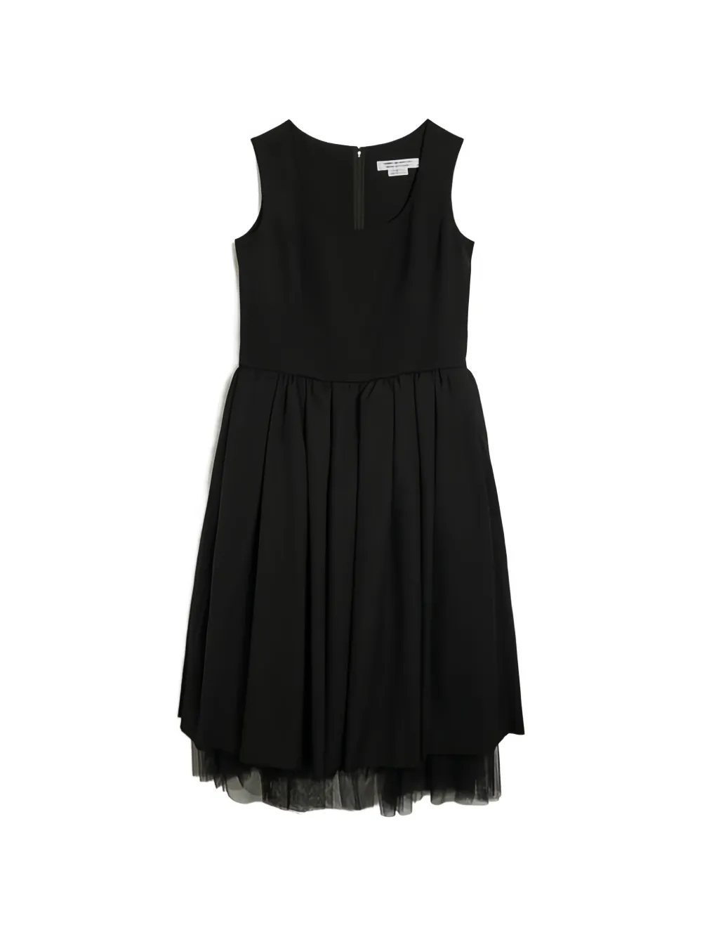 Comme Des Garçons Comme Des Garçons tulle midi dress - Nero