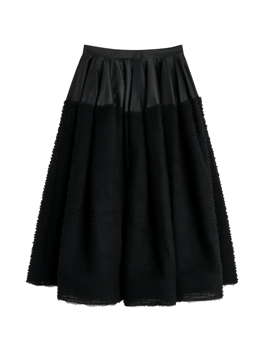 Viktor & Rolf panelled skirt - Nero