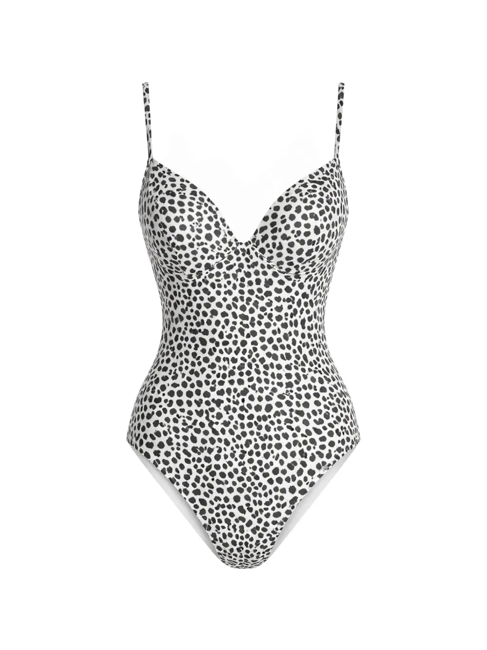 Michael Michael Kors cheetah-print swimsuit - Bianco