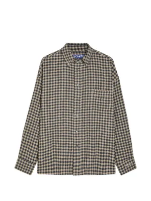 Jil Sander チェック シャツ | ブラック | FARFETCH JP