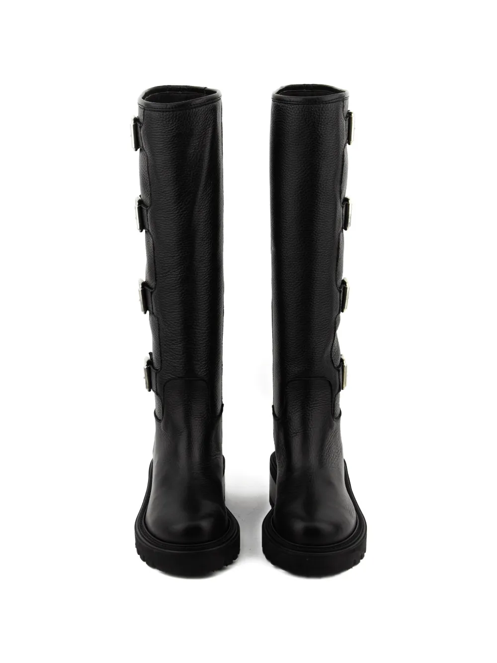 Paul Warmer Bikerlaarzen met gesp Zwart