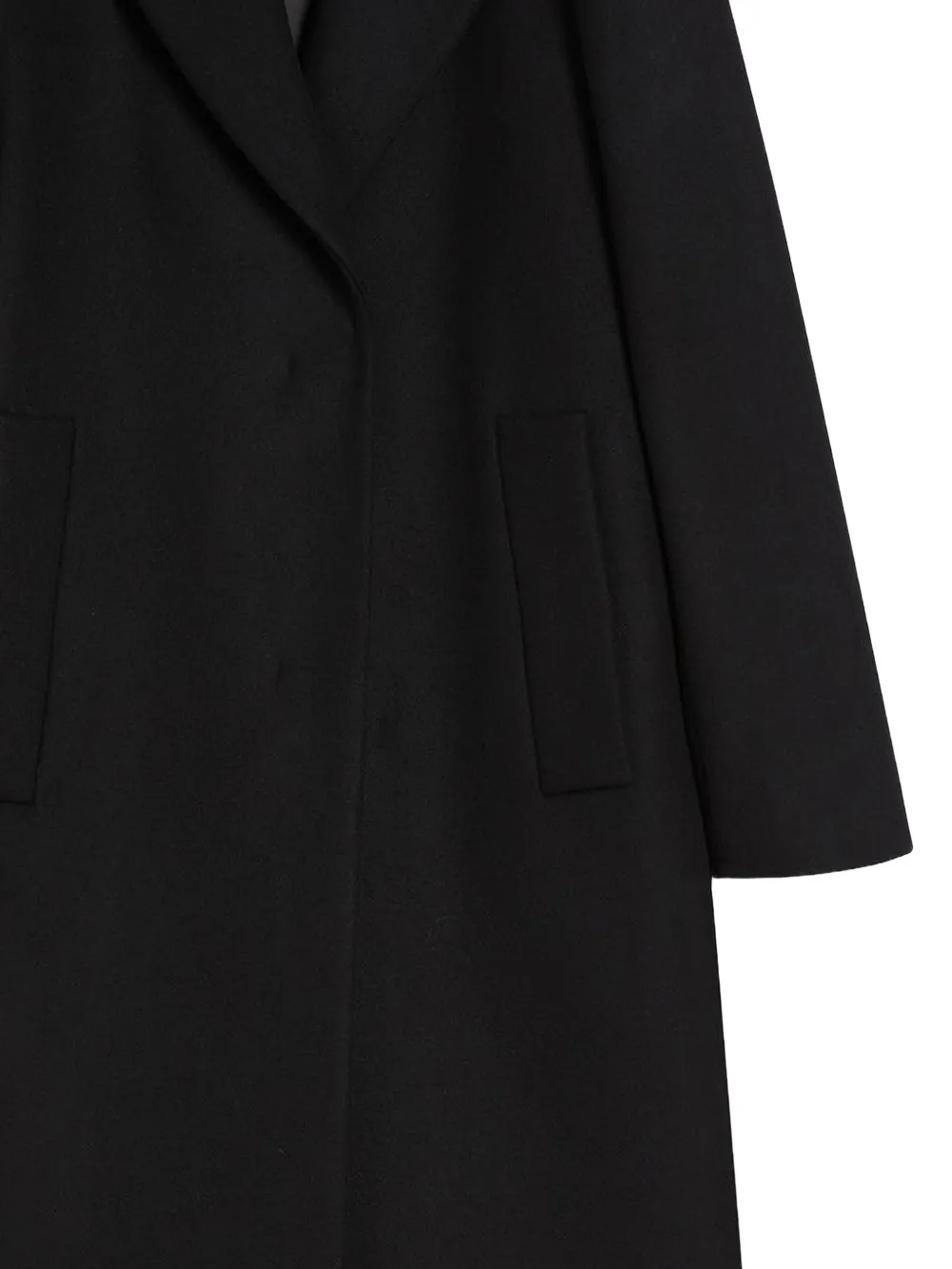  Sportmax Ala Pocket Coat - Black 