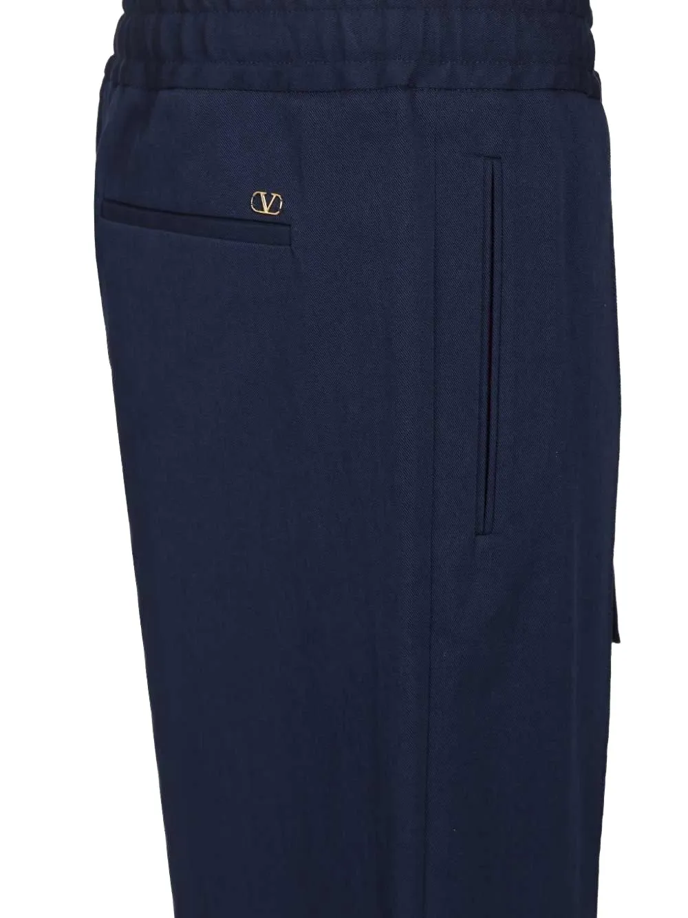 Valentino Garavani Broek met trekkoord Blauw