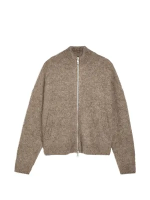 MM6 Maison Margiela エルボーパッチ カーディガン | ニュートラル